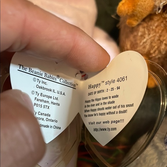 TY Beanie Babies Plush Toy Collection - 2 Bears with “Gosport” Tag Errors - Picture 6 of 8